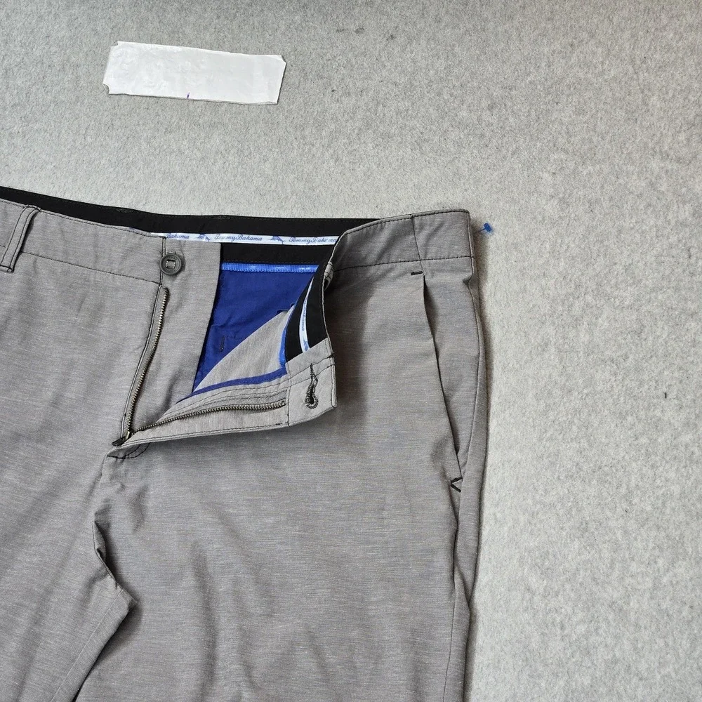 Tommy Bahama Men Shorts 36 Gray Chino Casual 10